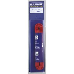 Saphir шнурки тонкі вощені червоні 75 см / 2 мм 2467511 фото