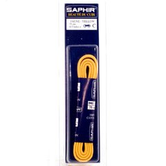 Saphir шнурки тонкі вощені жовті 75 см / 2 мм 2467553 фото